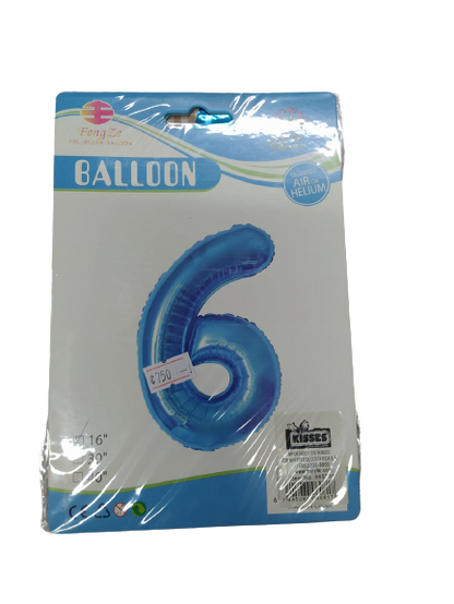 Globos | Números  |  16 cm | 10 Estilos | CRE-GLO-01