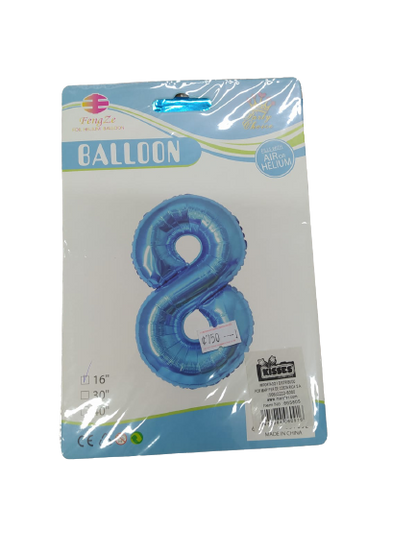 Globos | Números  |  16 cm | 10 Estilos | CRE-GLO-01