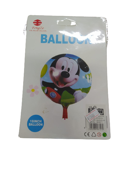 Globos |  Mickey Mouse / Minnie Mouse  | 2 Estilos | CRE-GLO-02