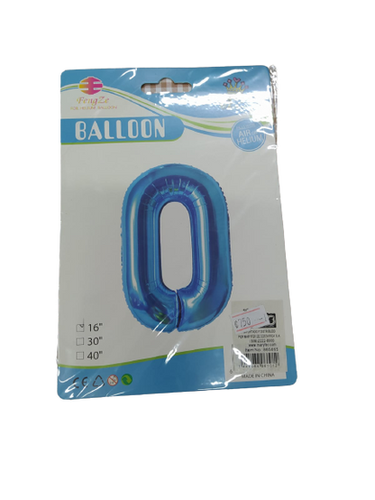 Globos | Números  |  16 cm | 10 Estilos | CRE-GLO-01