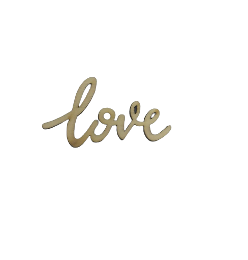 Letra |  Amor / Love | San Valentín  | 55mm  |  RE-MA-01